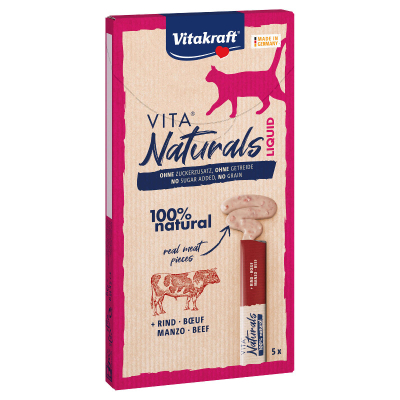 Vitakraft Vita Naturals Liquid Snack Rind 5x15g