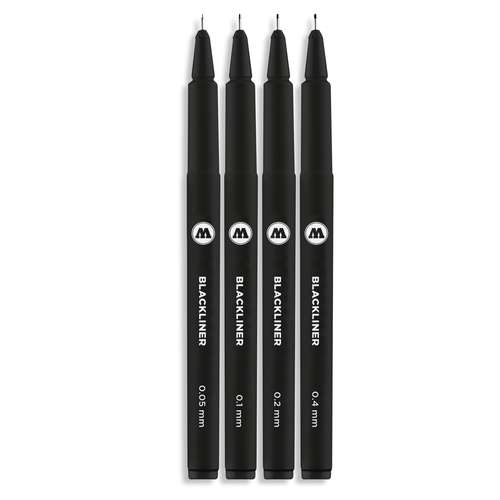 MOLOTOW™ BLACKLINER PERMANENT 4er Sets