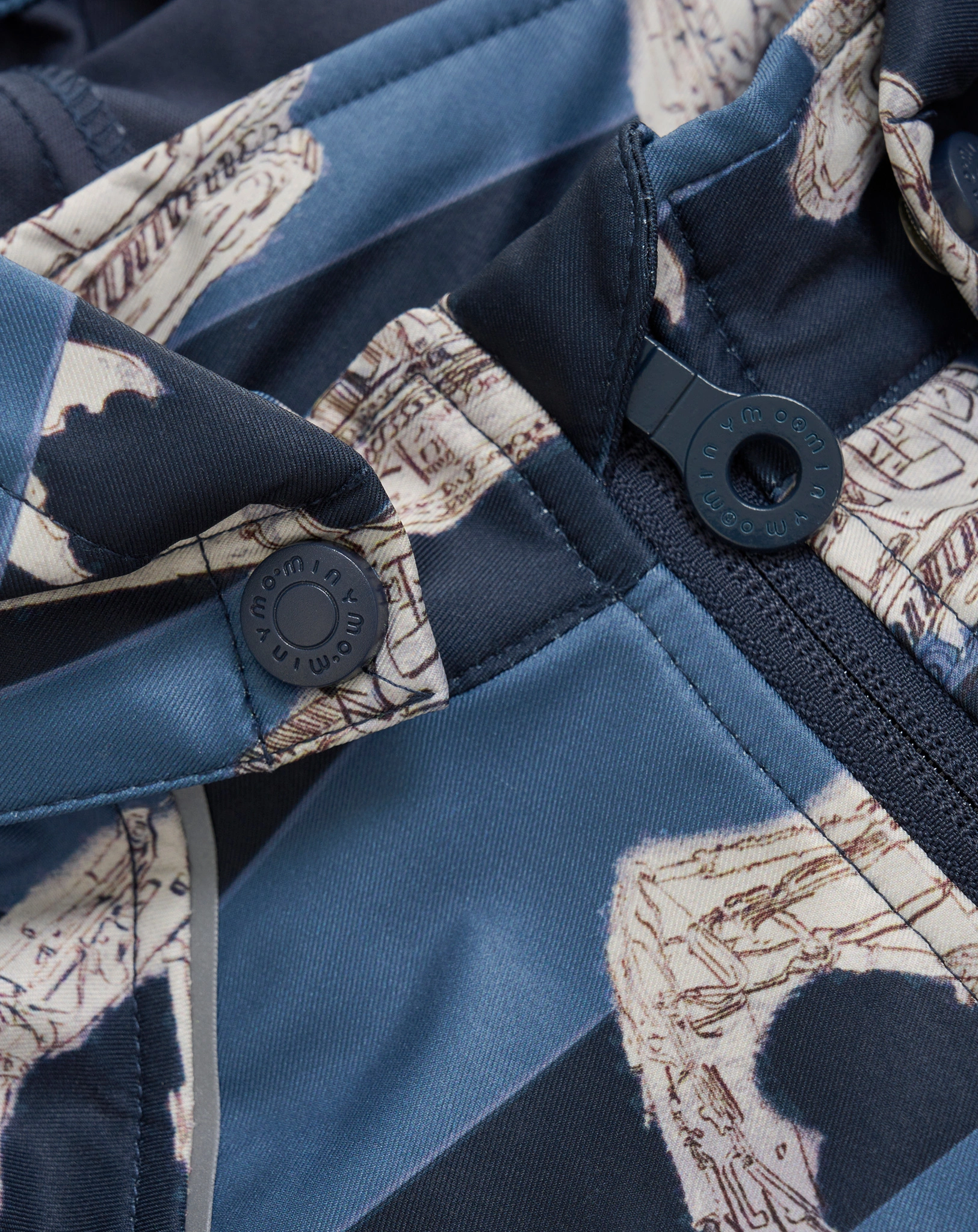 Softshelloverall BAGGER AOP in blue nights