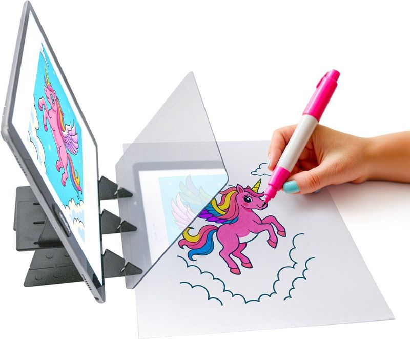 Crafts&Co - Tekenprojector - Zwart - Leren Tekenen & Kleuren