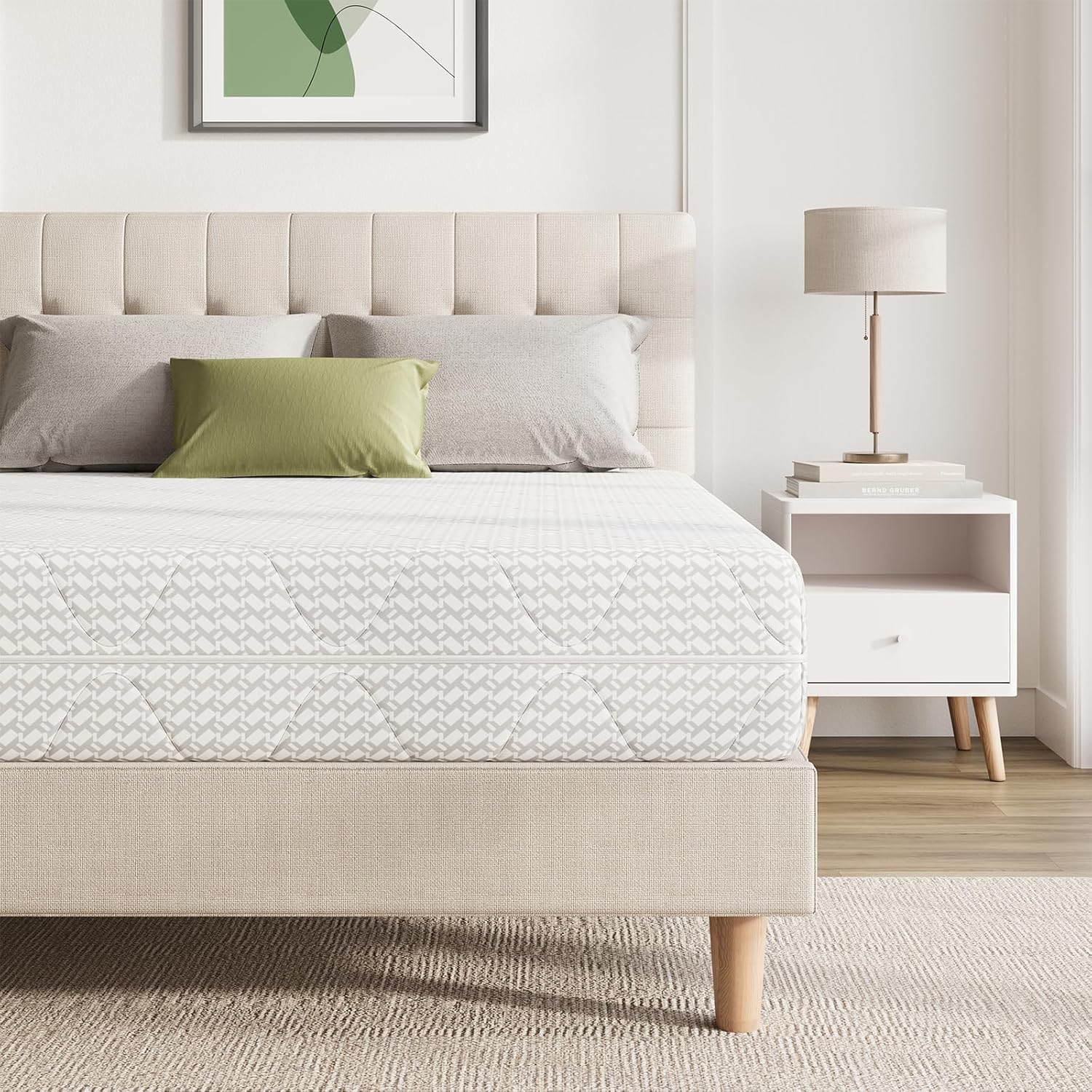 Novilla Matratze 120x200 cm 7 Zonen Tonnentaschenfederkernmatratze Härtegrad H3 Öko-Tex Zertifiziert Taschenfederkern mit Rundum Komfortschaum und Atmungsaktiver Bezug Matratzen Höhe 24 cm