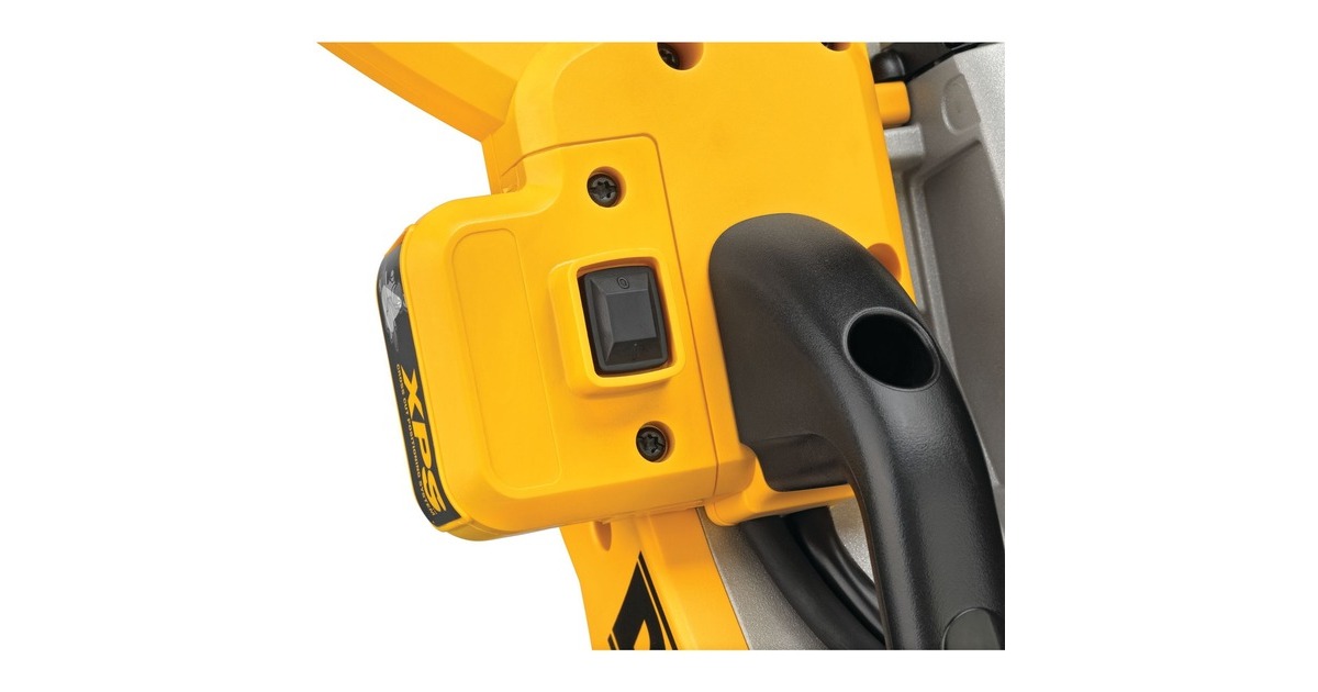 DEWALTPaneelzaag DWS 780 afkort- en verstekzaag  (Geel, 1.675 Watt)