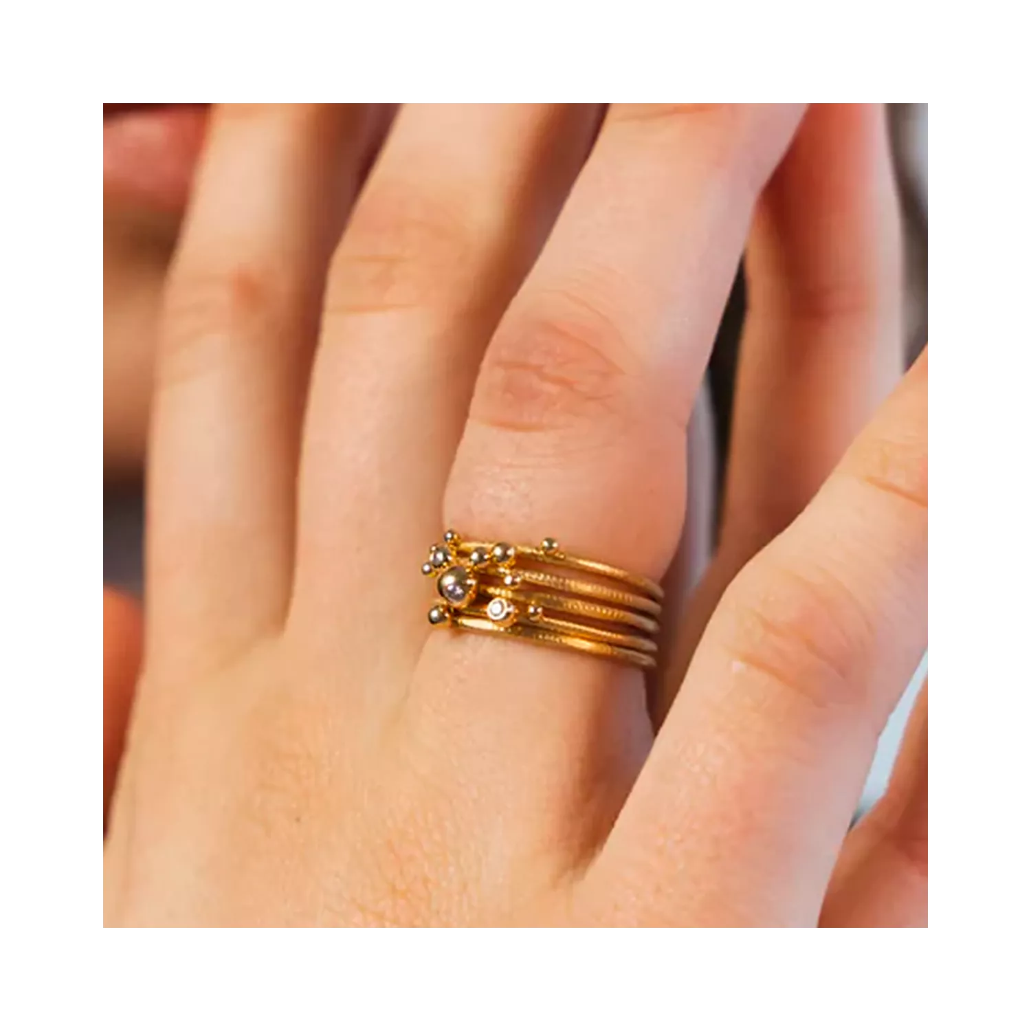 Dulong Delphis Ring 18 kt. Guld 0,02 ct. DEL3-A1150