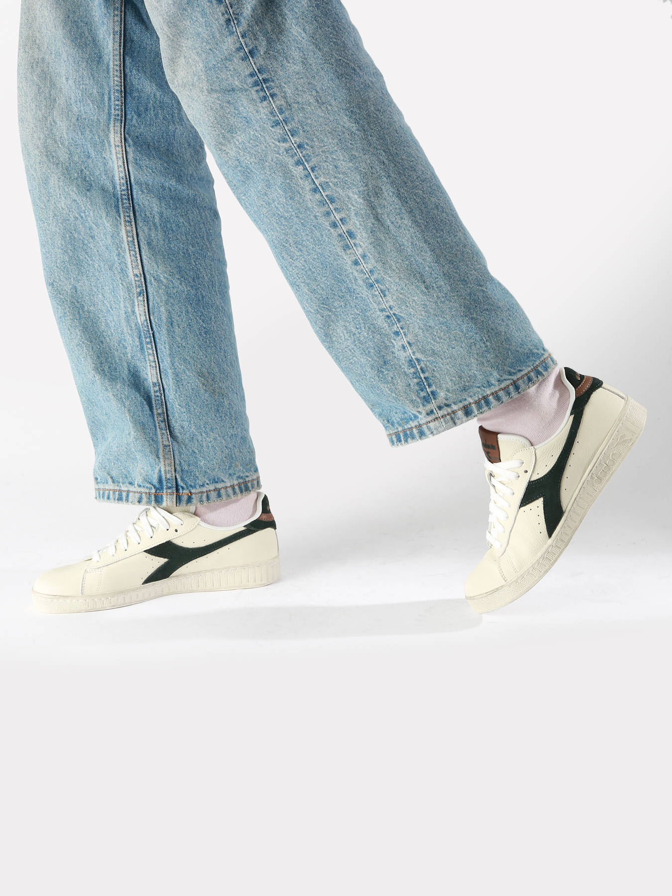 Sneakers Game L Low Waxed en cuir DIADORA