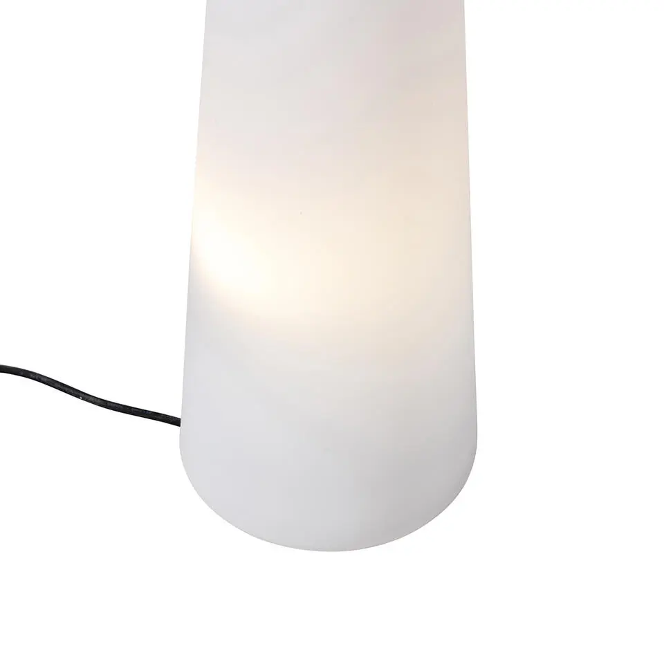 Qazqa staande buitenlampen katrijn wit e27