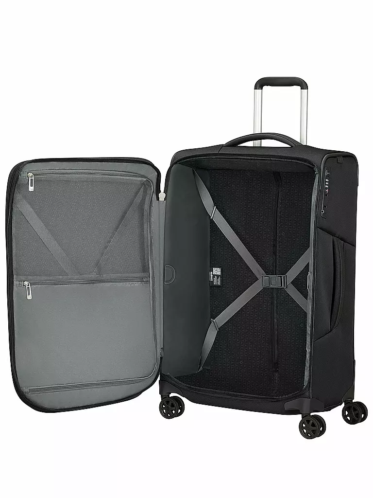 SAMSONITE Trolley Respark 67cm Ozone Black schwarz
