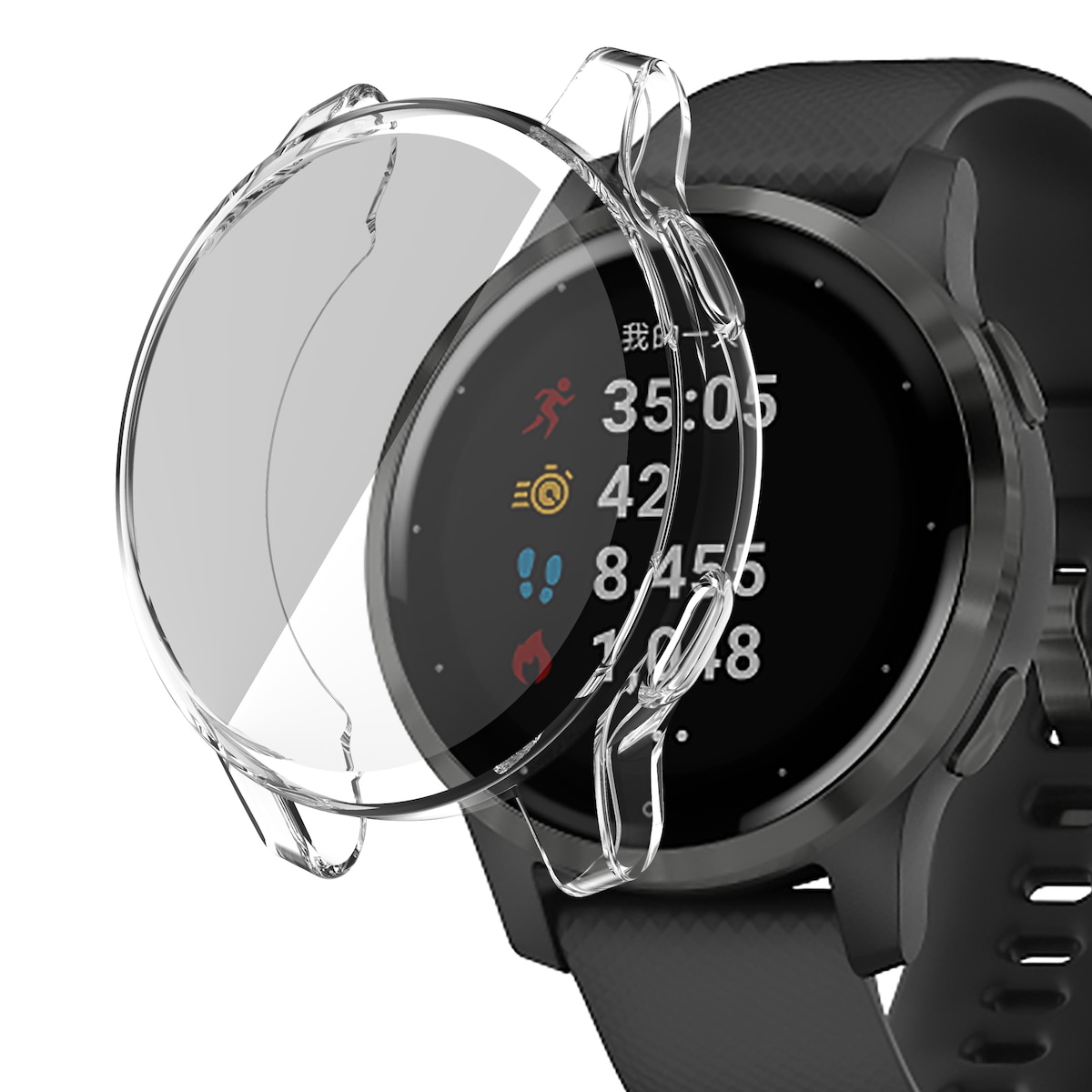 Klokkekasse / skall til Garmin Vivoactive 4S 40 mm Transparent