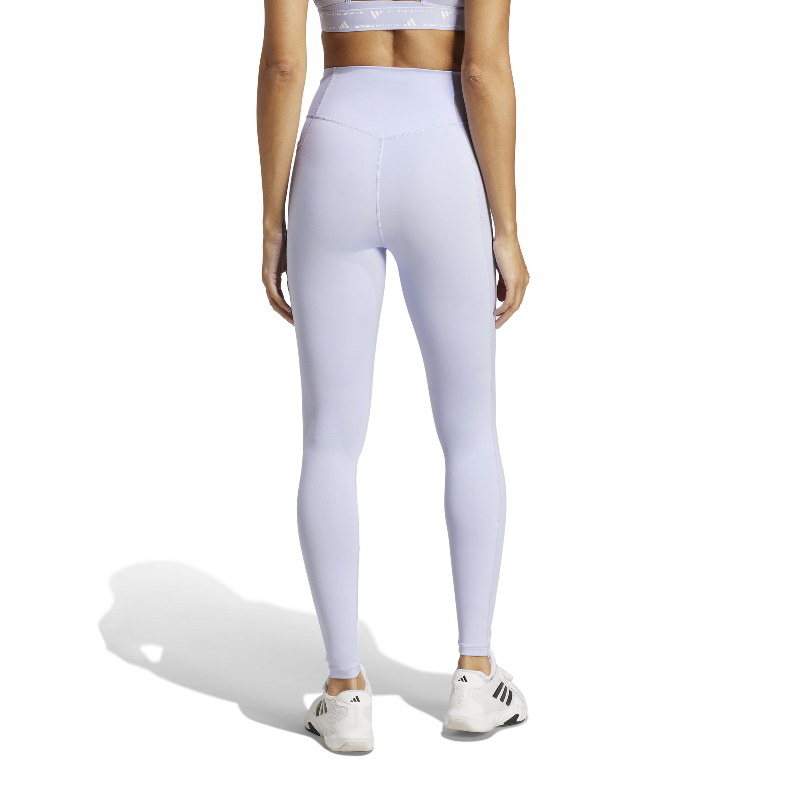 adidas OPT Essentials Stash Pocket Full-Lenghts Collant Tight Femmes - Lilas