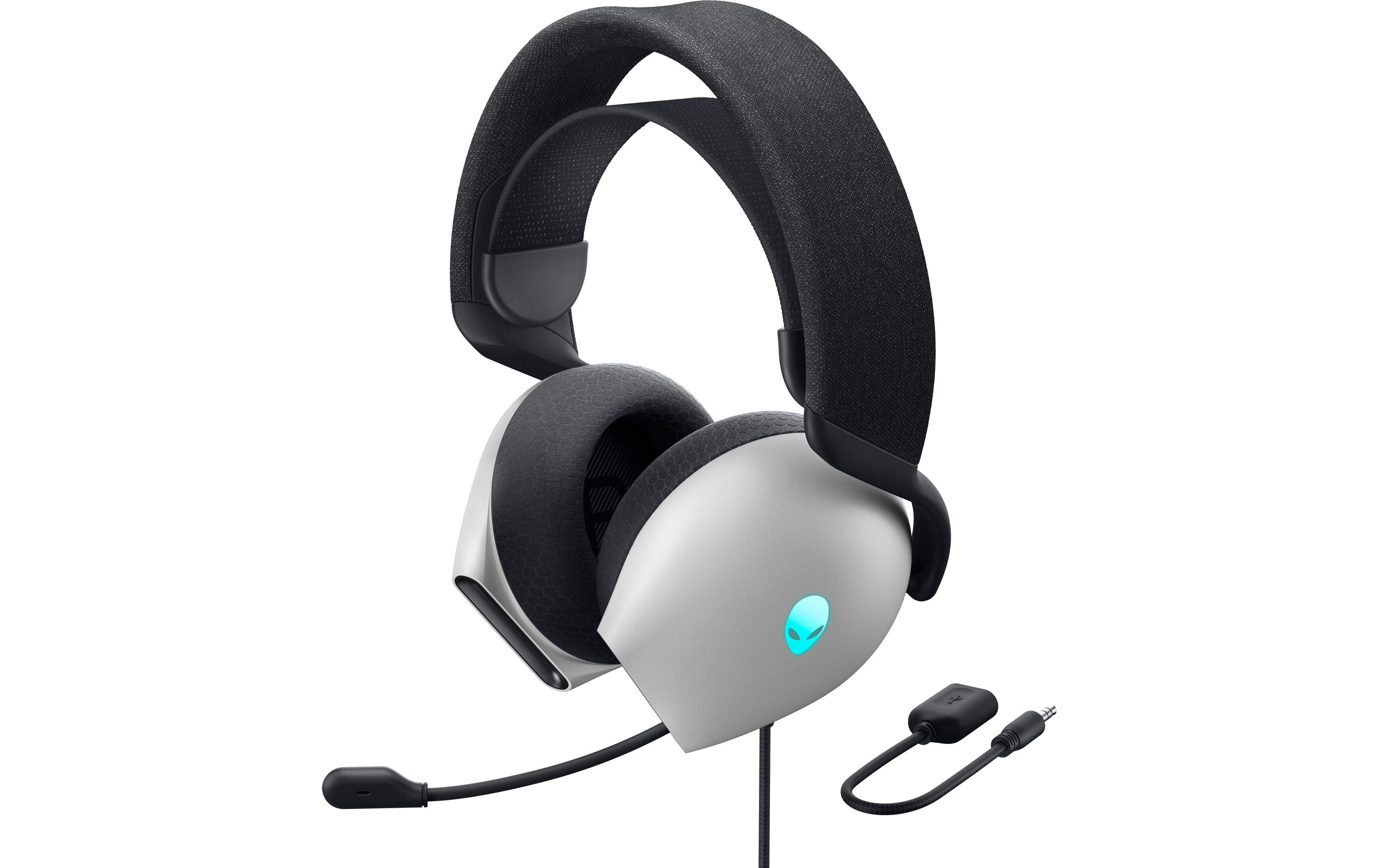 Headset Alienware AW520H-W-DEAM Schwarz/WeissKomfortables Gaming-Headset für PC und Spielkonsolen