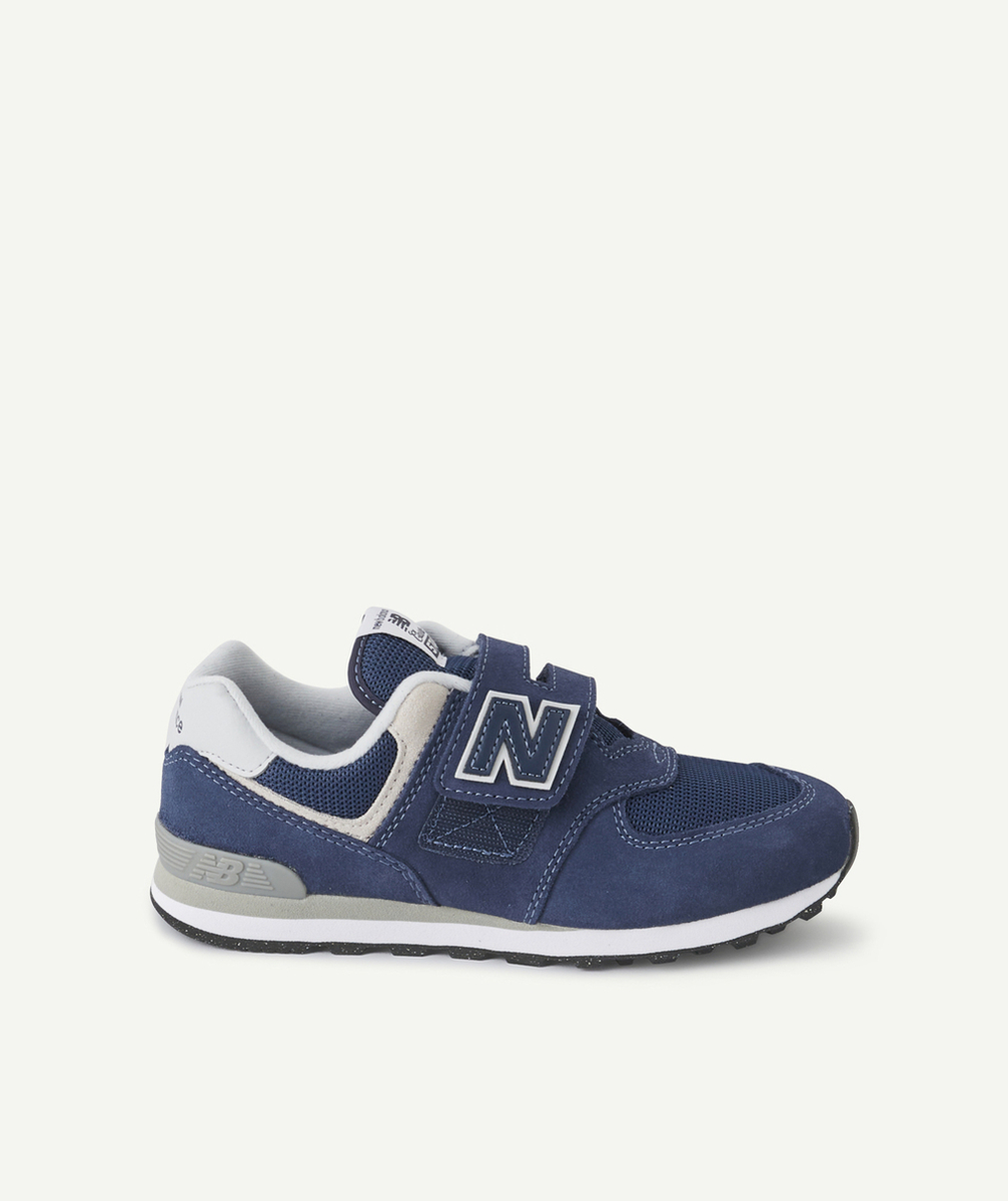 NEW BALANCEBASKETS À SCRATCH 574 BLEUES ET GRISES