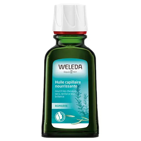 Óleo capilar nutritivo de alecrim orgânico Weleda 50ml
