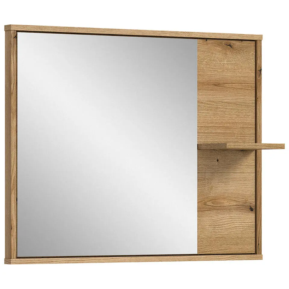Hioshop Zeno spiegel bad 1 plank eiken decor