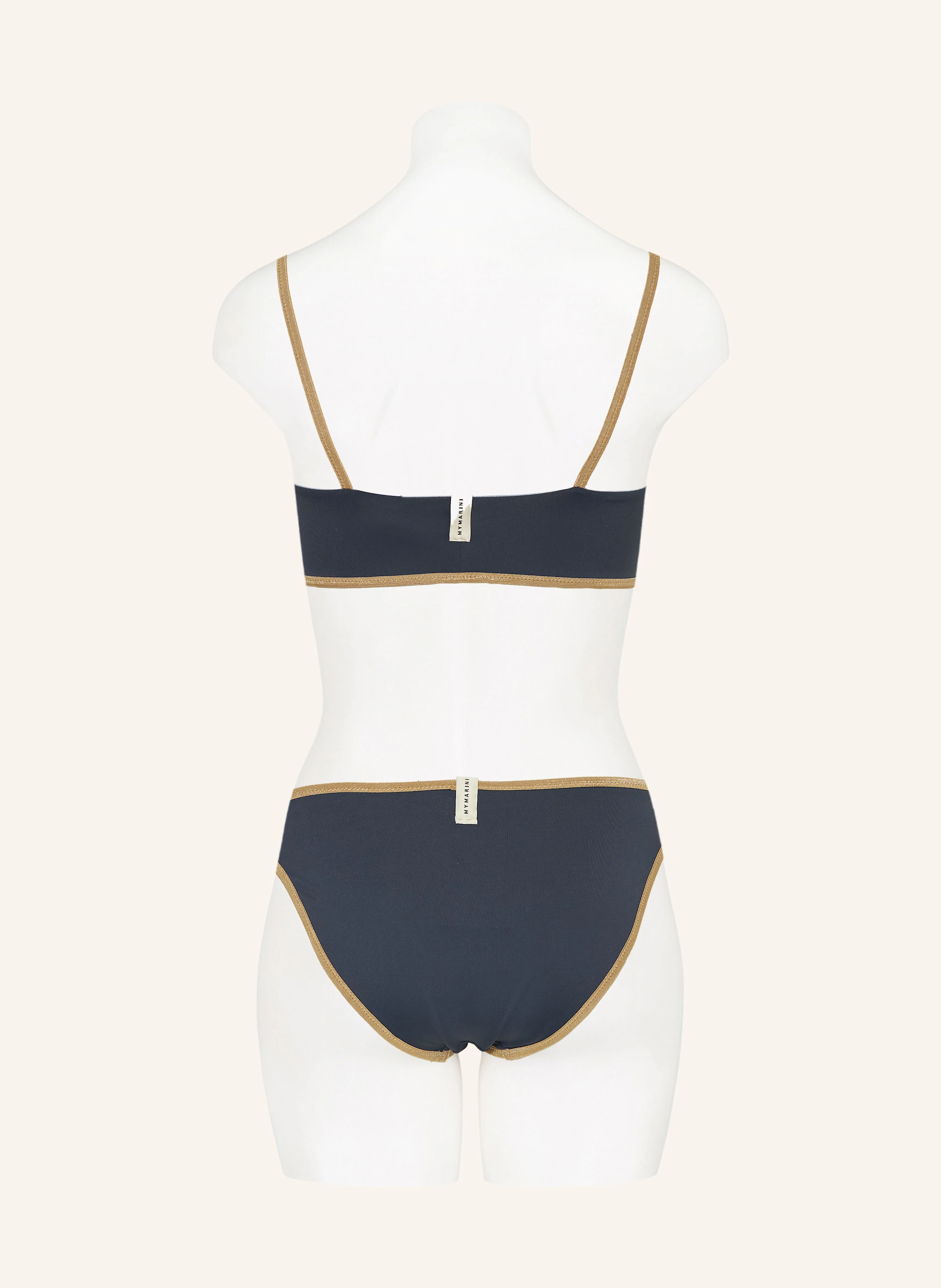 MYMARINI Bustier-Bikini-Top SHINE zum Wenden mit UV-Schutz 50+