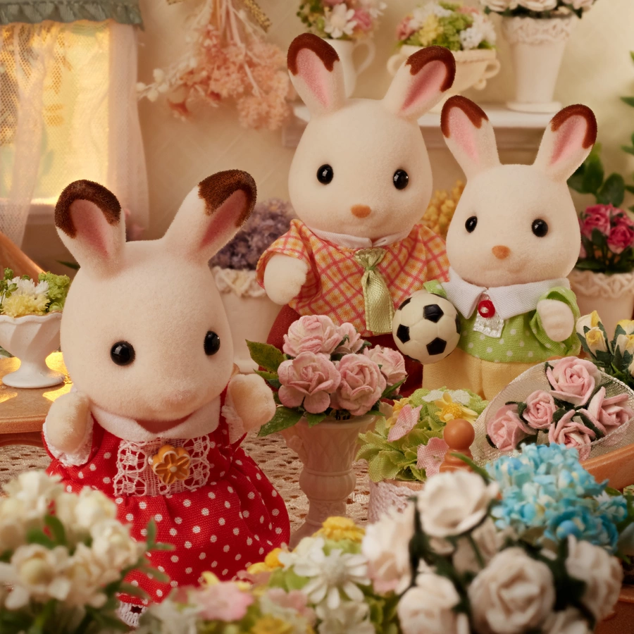 Sylvanian Families® Schokoladenhasen Familie Neu