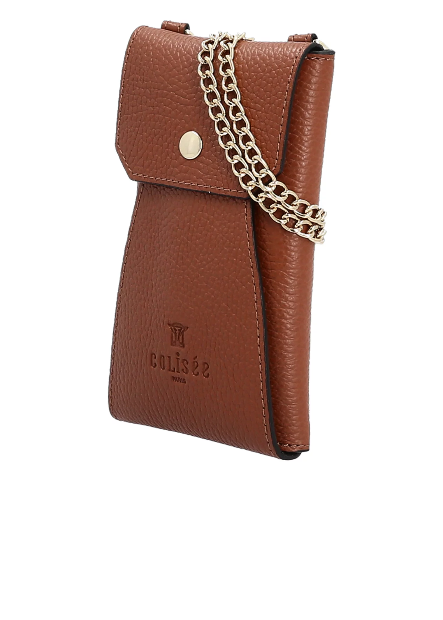MINI LISA CHAINETTE CUIR CAMEL