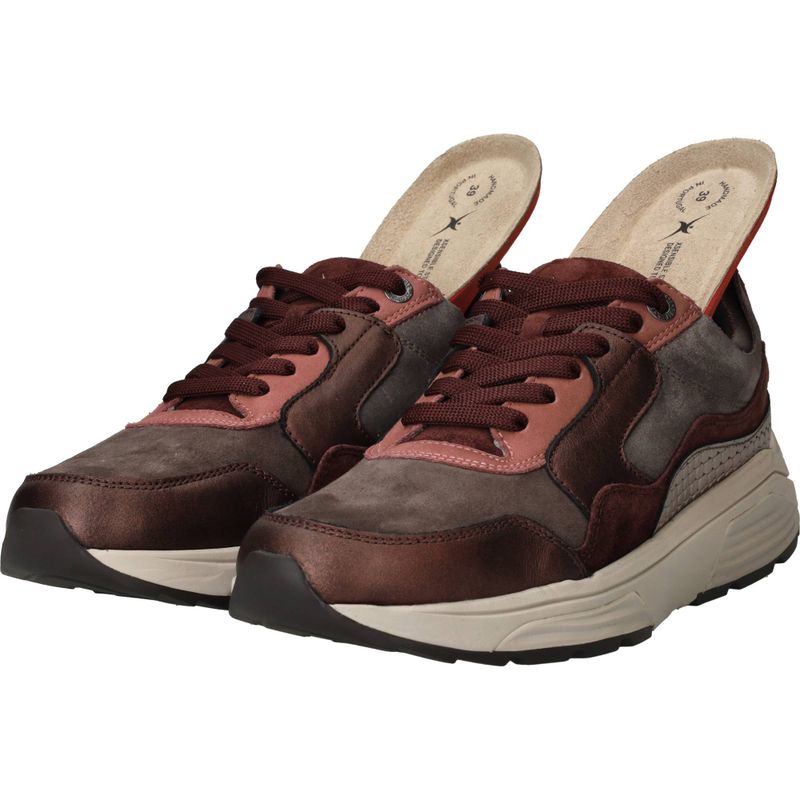Xsensible Golden Gate Stretchwalker GX Sneakers Rood Dames