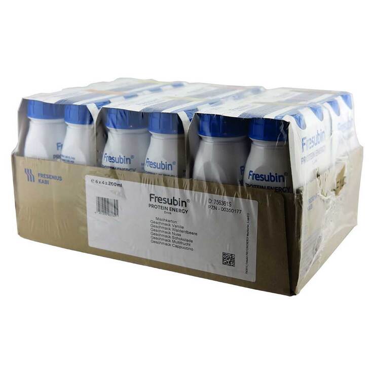 Fresubin Protein Energy Drink Mischkart.Trinkflasche, 6X4X200 ml