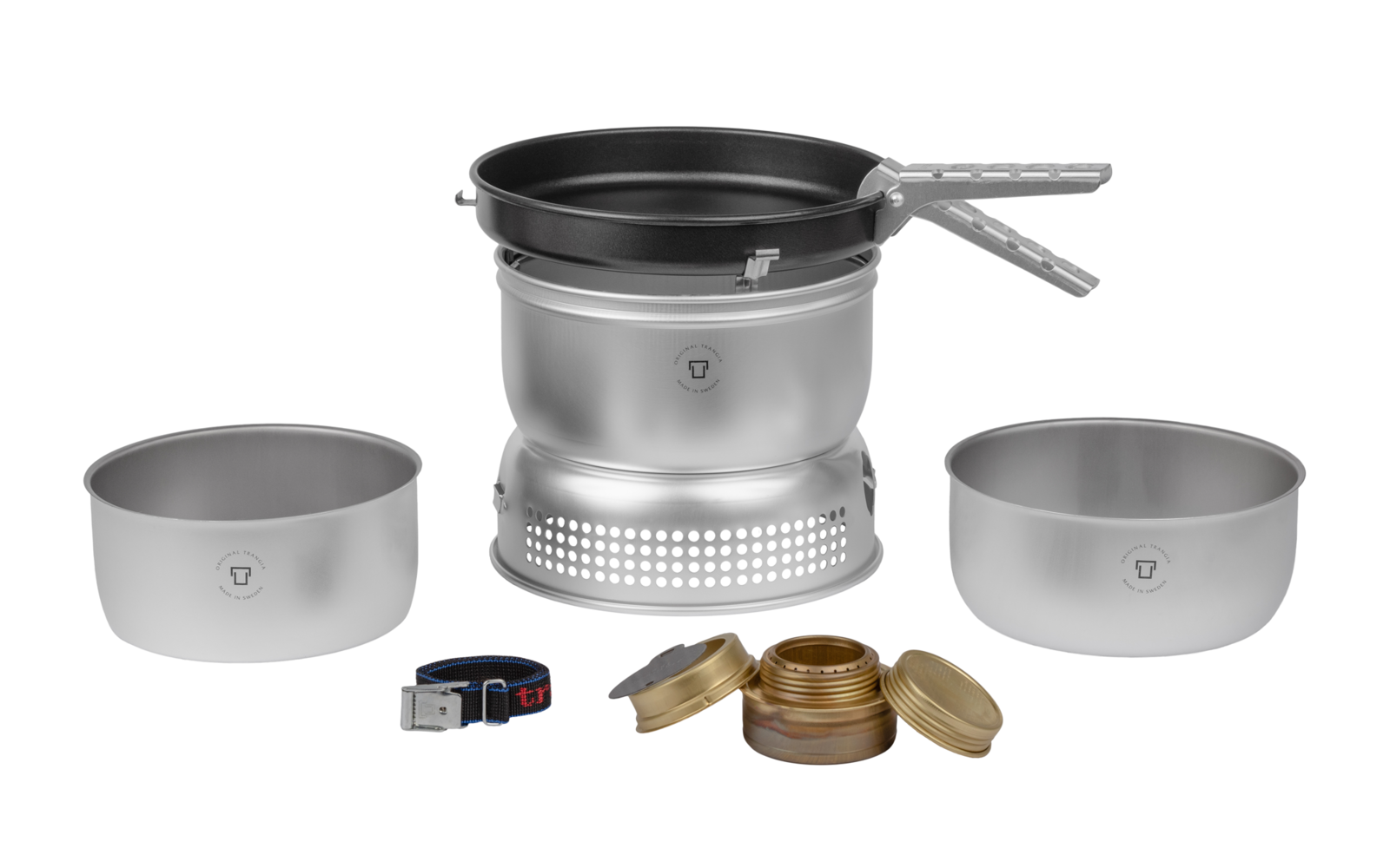 Trangia Trangiakök 25 -1 UL Campingkochset 3- teilig mit Spiritusbrenner Set 1