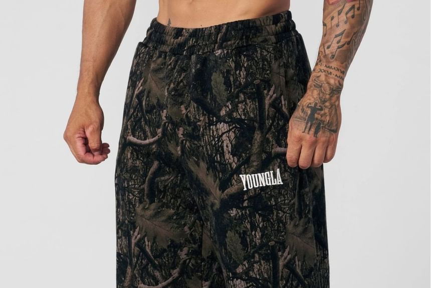 Jerolenea - Hoge Camo Rechte Broek