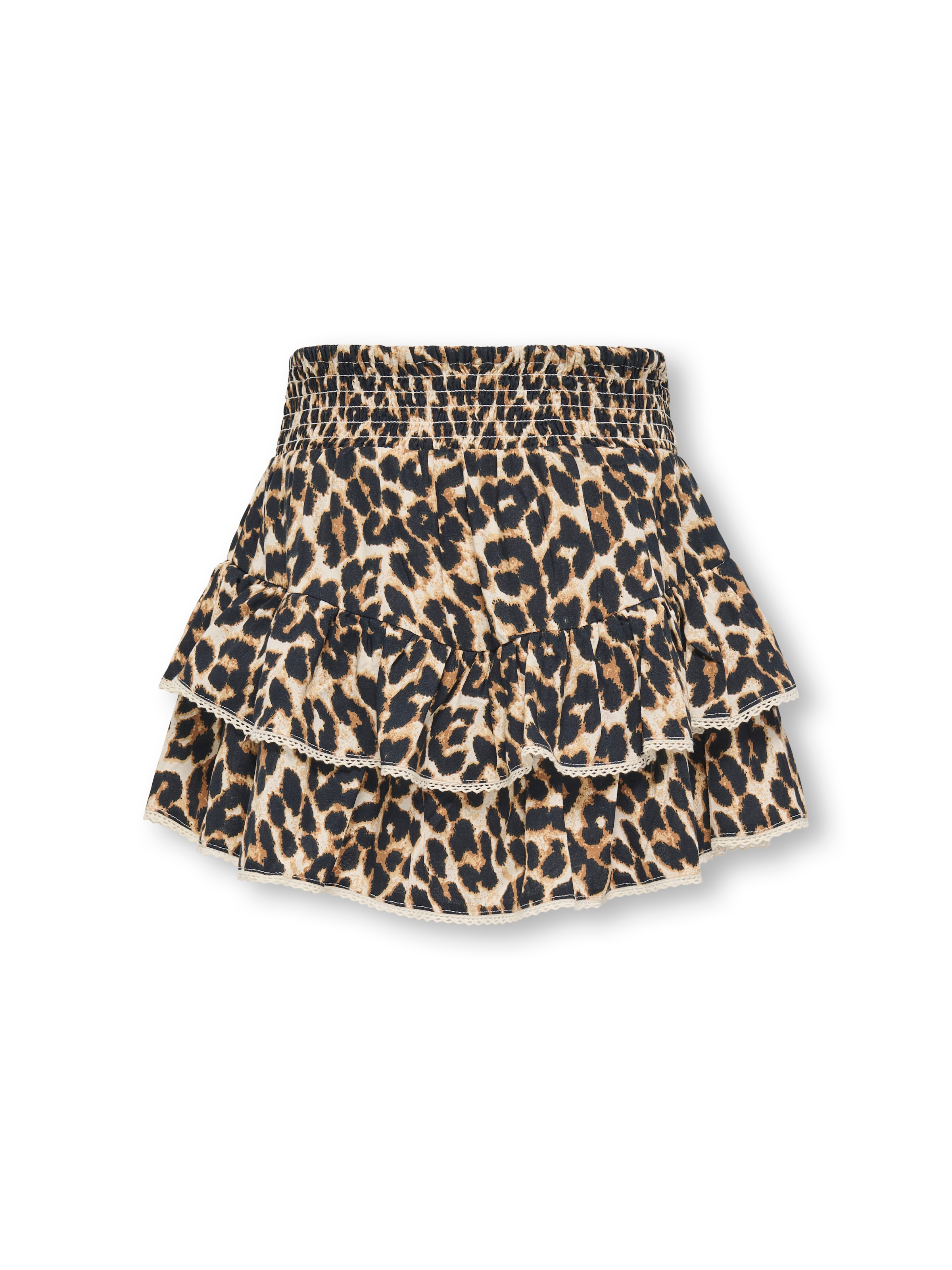 KIDS ONLY Sommerrock »KOGGLOW LIFE TAPED EDGE SKORT AOP WVN«, 1 Stk. mit tollen Volants mit dezenter Spitzenkante