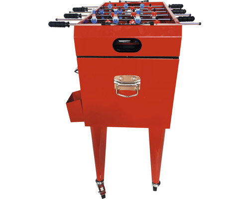 Koelbox axi cooler met tafelvoetbal rood