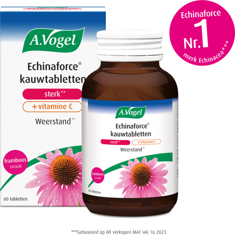 A.Vogel Echinaforce sterk + vitamine C kauwtablet60 Stuks