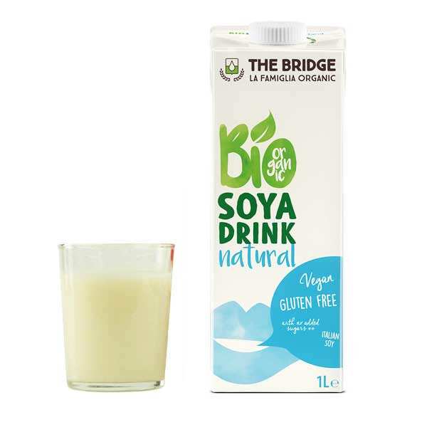 Boisson au soja bio et sans gluten