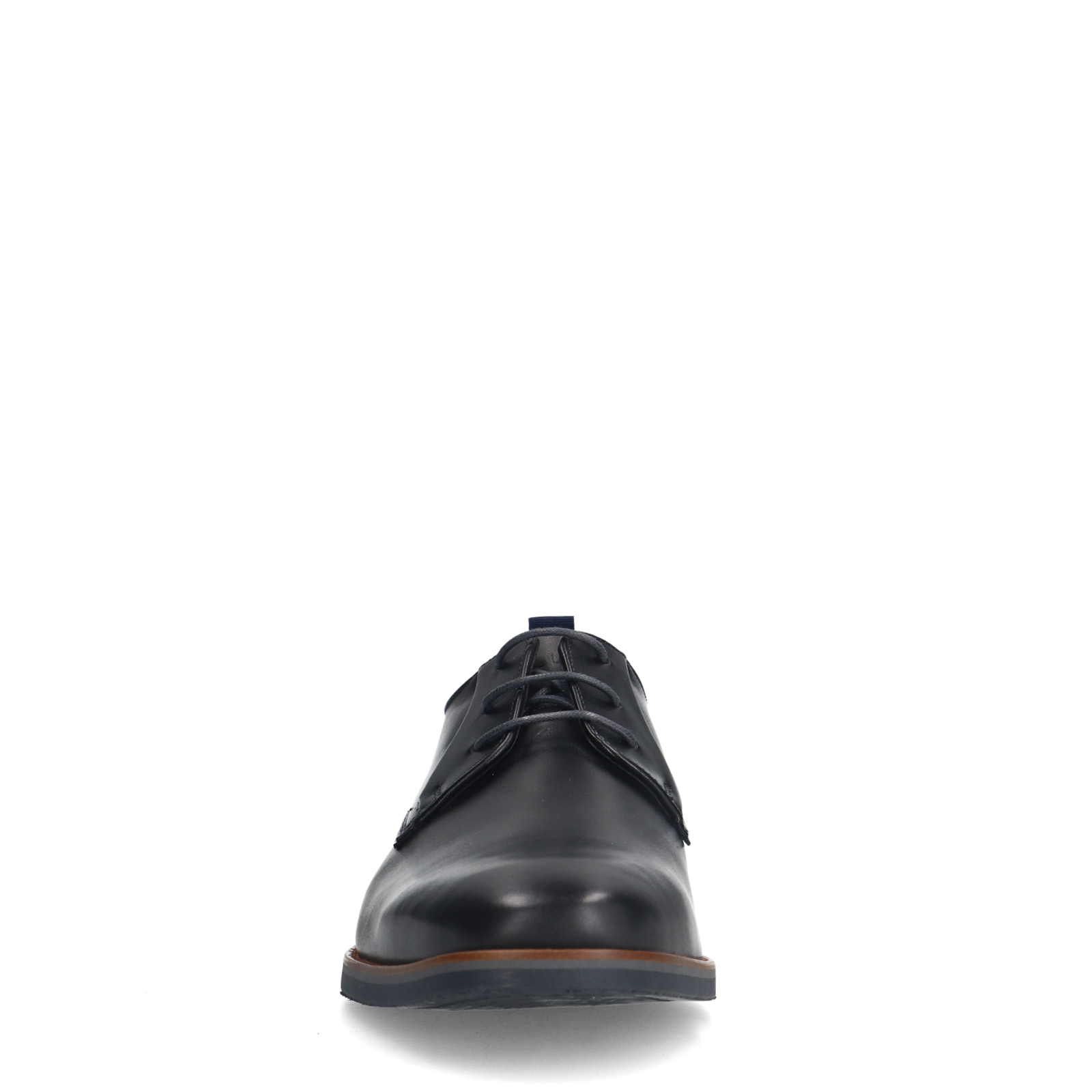 Zwarte leren veterschoenen