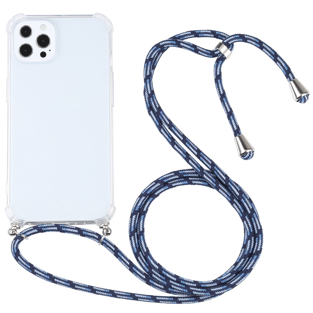 Hülle Handy Schutz für Apple iPhone 13 Pro Case Cover Tasche Etuis Bumper Blau