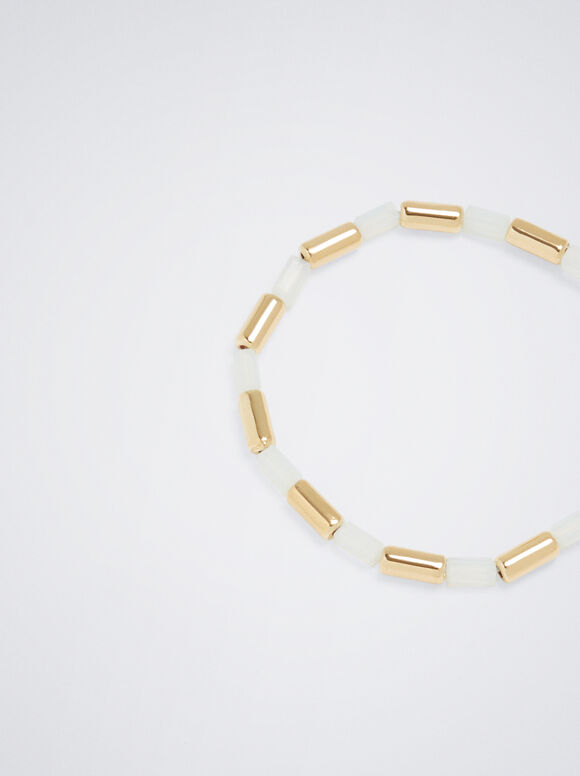 Pulseira elástica dourada - Dourada
