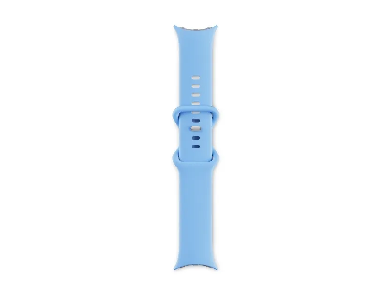 Google Pixel Watch 2 - Poleret sølvaluminium - smart ur med aktivt bånd - fluoroelastomer - bås - båndstørrelse: S/L - 32 GB - Bluetooth, Wi-Fi, NFC, LTE - 4G - 31 g