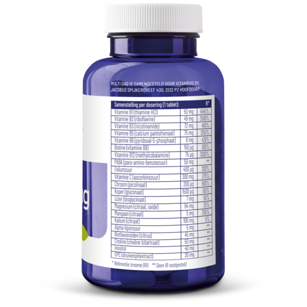 2x Vitakruid Multi Dag 90 tabletten