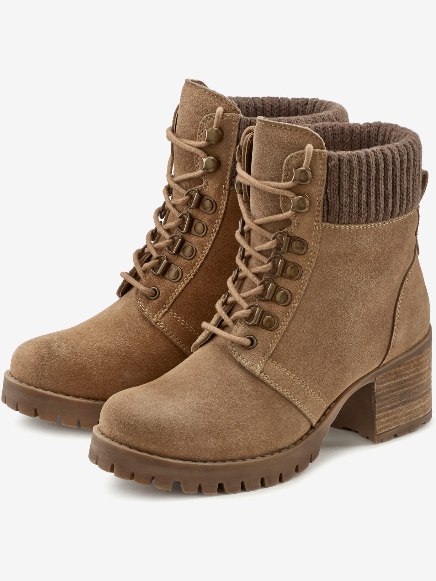 Bottines à lacets cuir de qualité