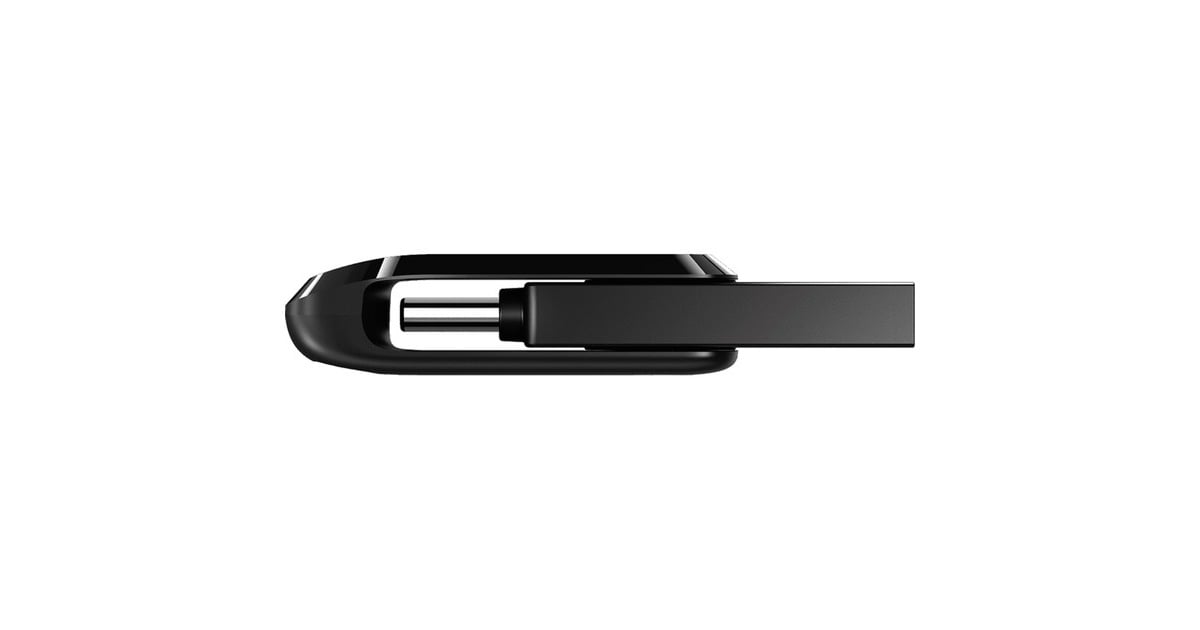 SanDiskUltra Dual Drive Go 64 GB usb-stick  (Zwart, USB-A 3.2 (5 Gbit/s), USB-C 3.2 (5 Gbit/s))