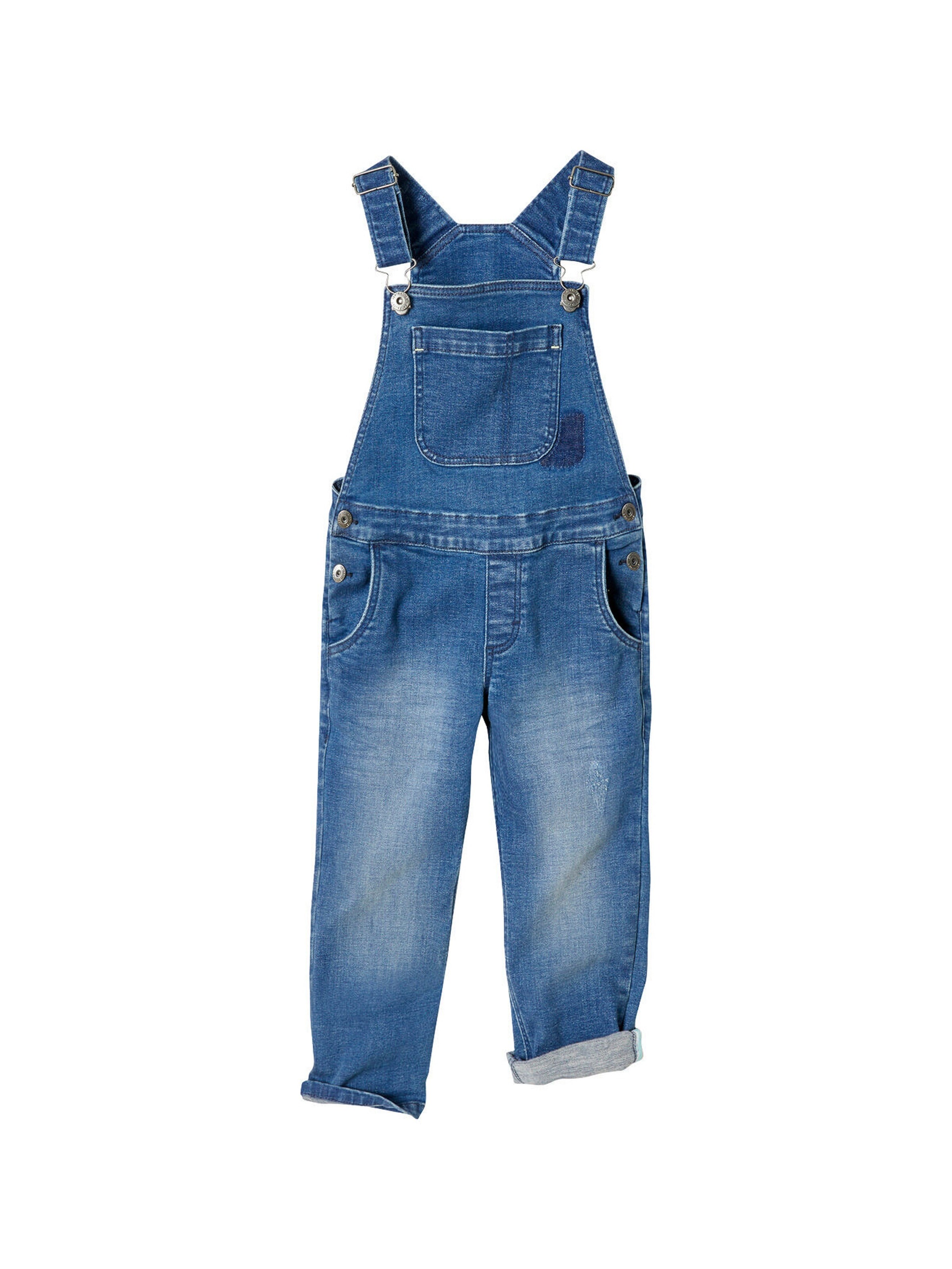 Vertbaudet Jungen Jeans-Latzhose blue stone