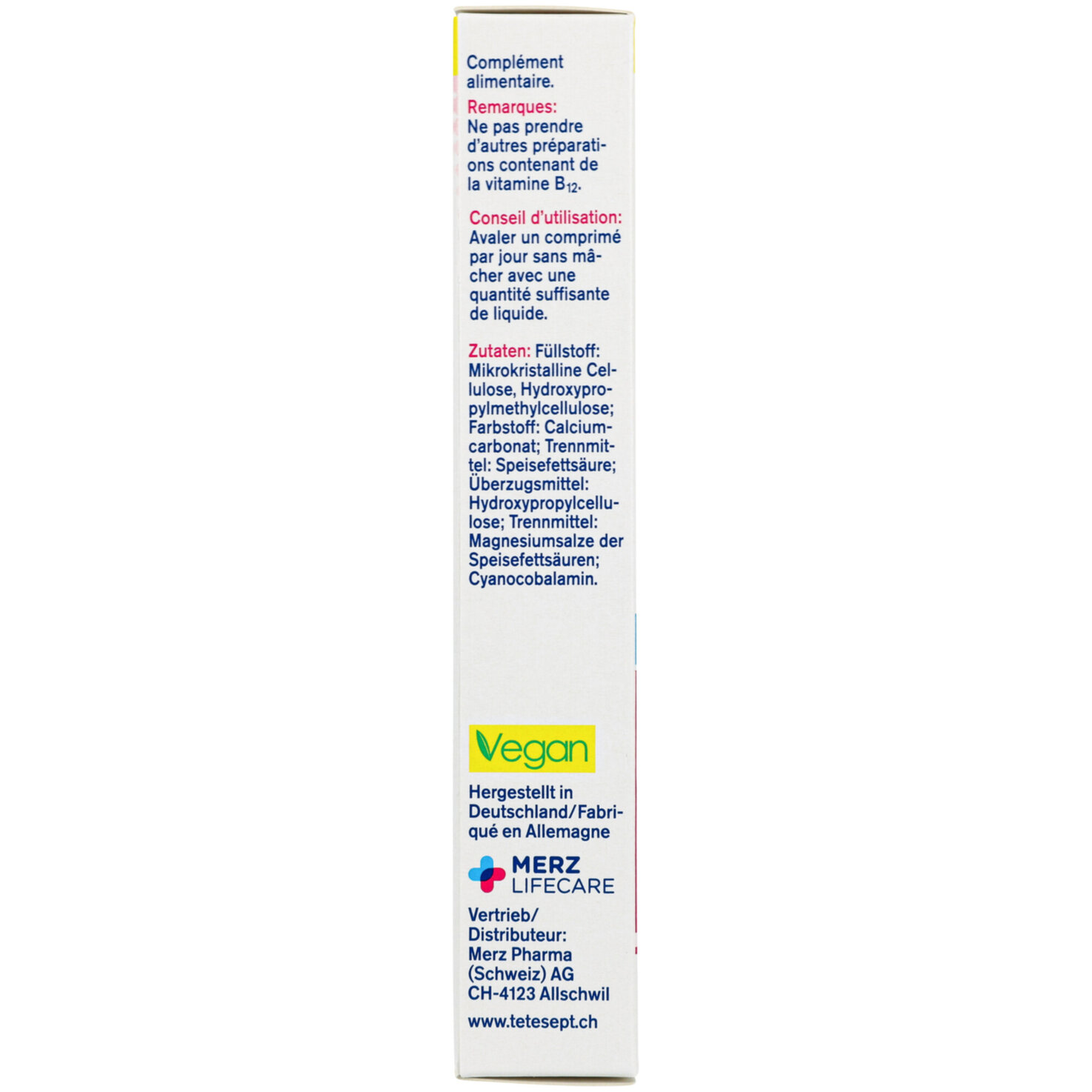 tetesept Vitamin B12 Depot 500 30 Stück