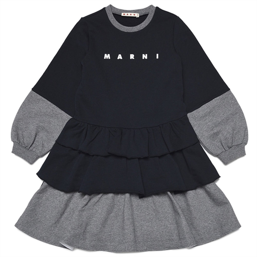 Navy Blue Kjole - Marni → Luksusbaby.dk