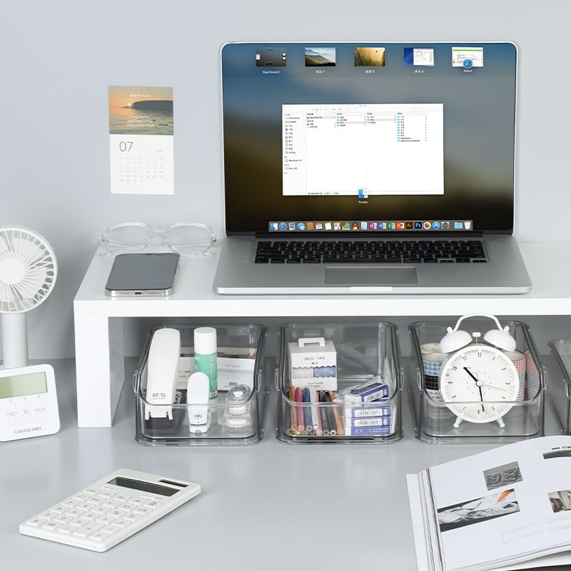 NEJA - Transparante plastic bureau-organizer (verschillende ontwerpen)
