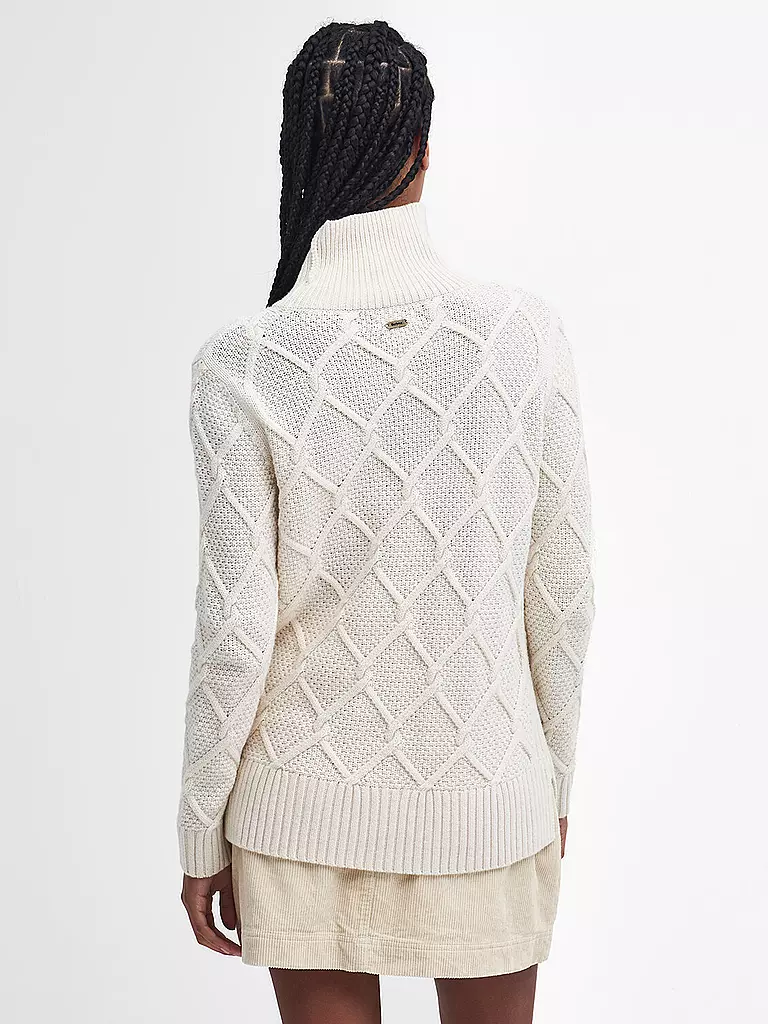 BARBOUR Rollkragenpullover BURNE  creme