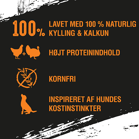 Vådfoder m. kalkun og kylling