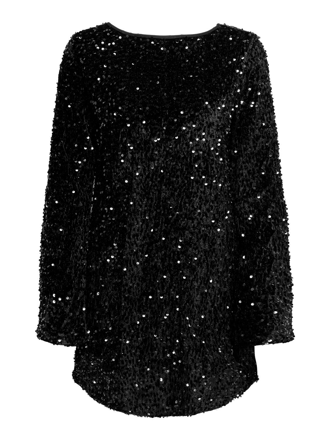 ONLANIKA Kurzes Kleid Black