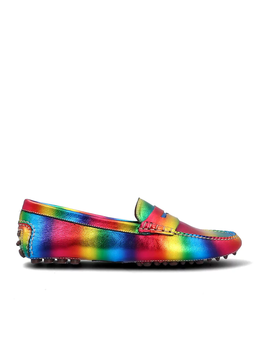 MOCASSIN FANCY DRIVER RAINBOW