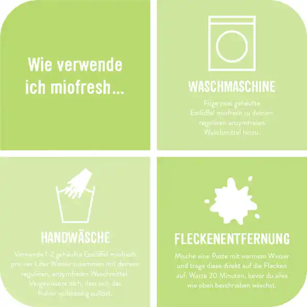 bright & mighty laundry cleanser Waschzusatz 12 WL
