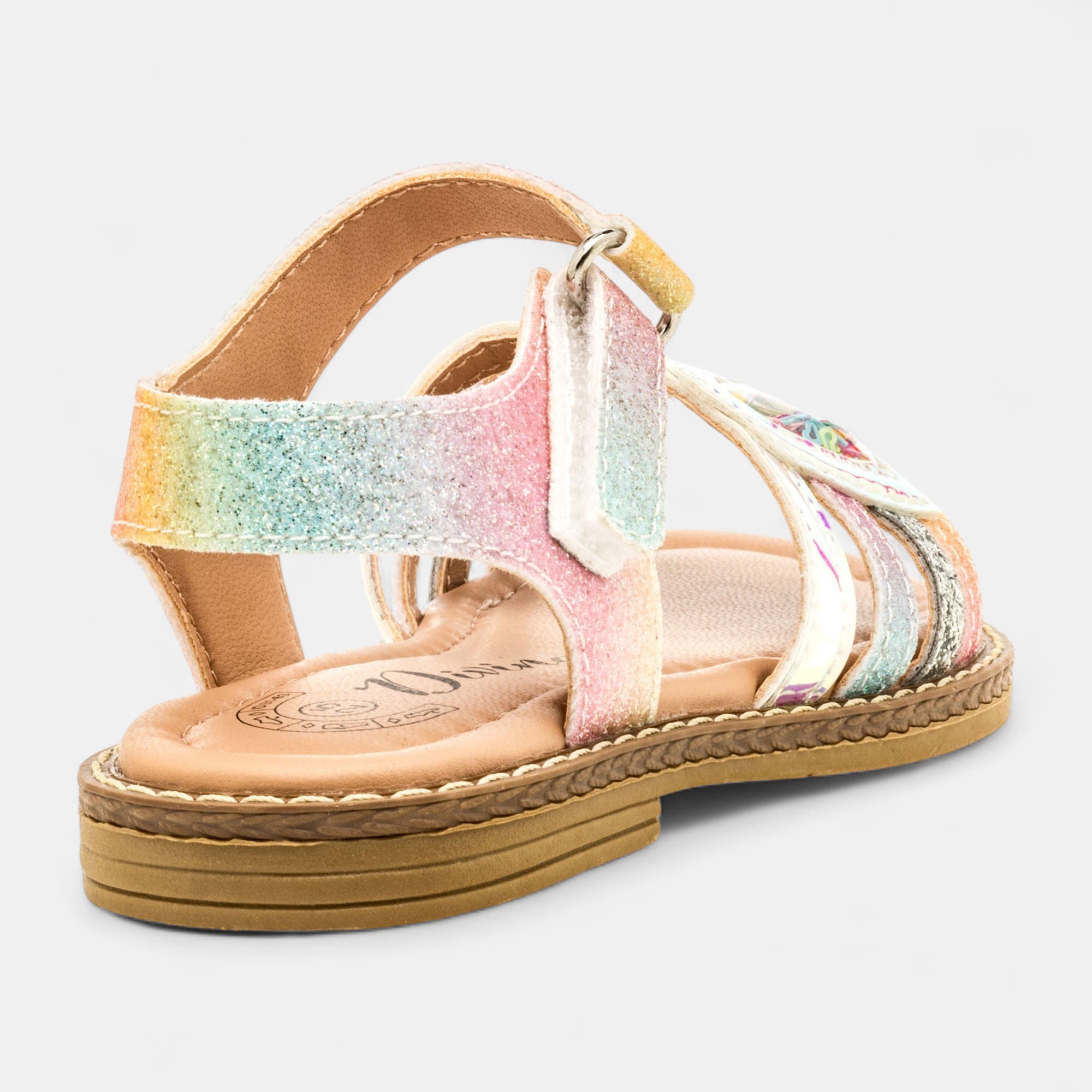 Nu-pieds Fille multicolore