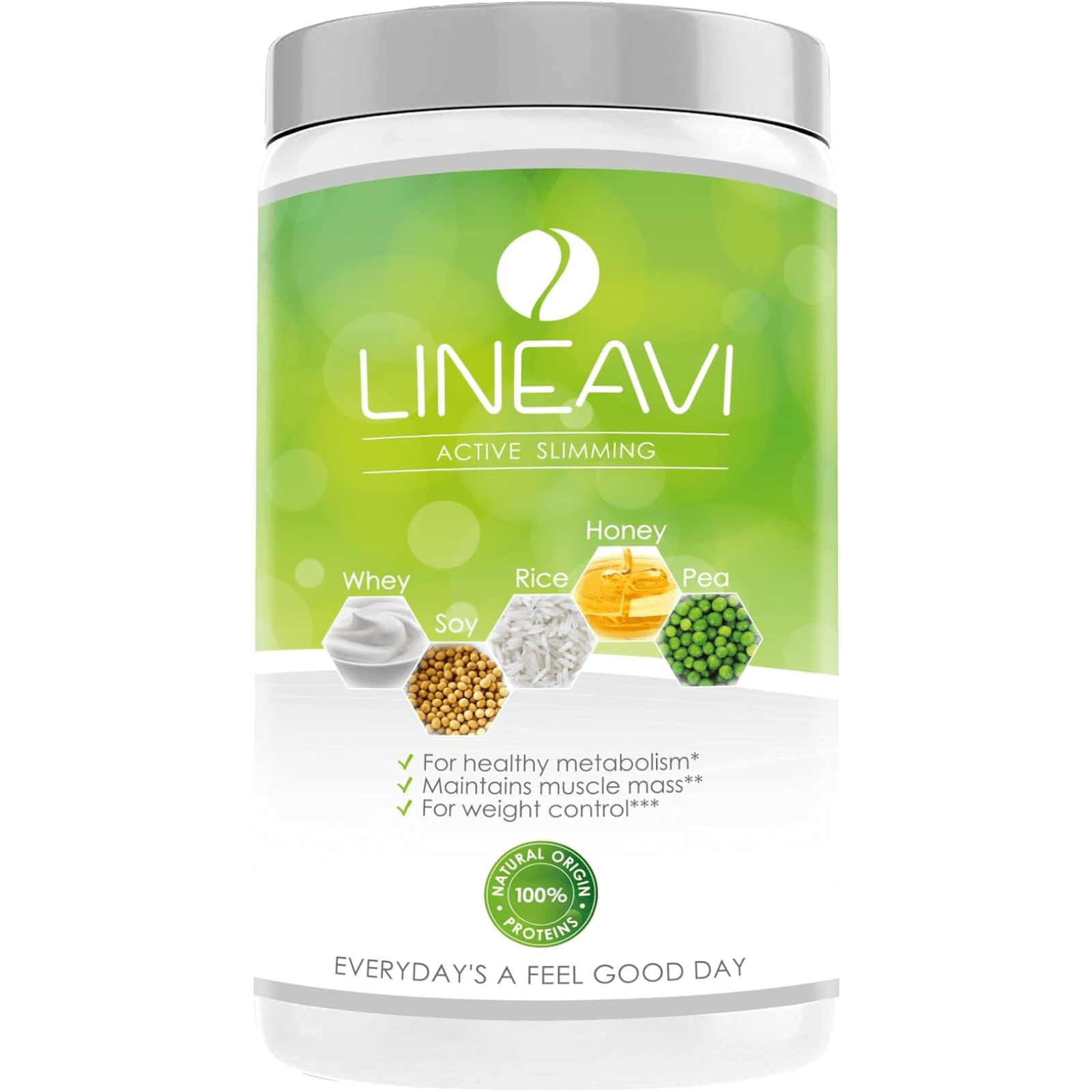 LINEAVI Aktivkost Diät Shake + Shaker (3x500g)