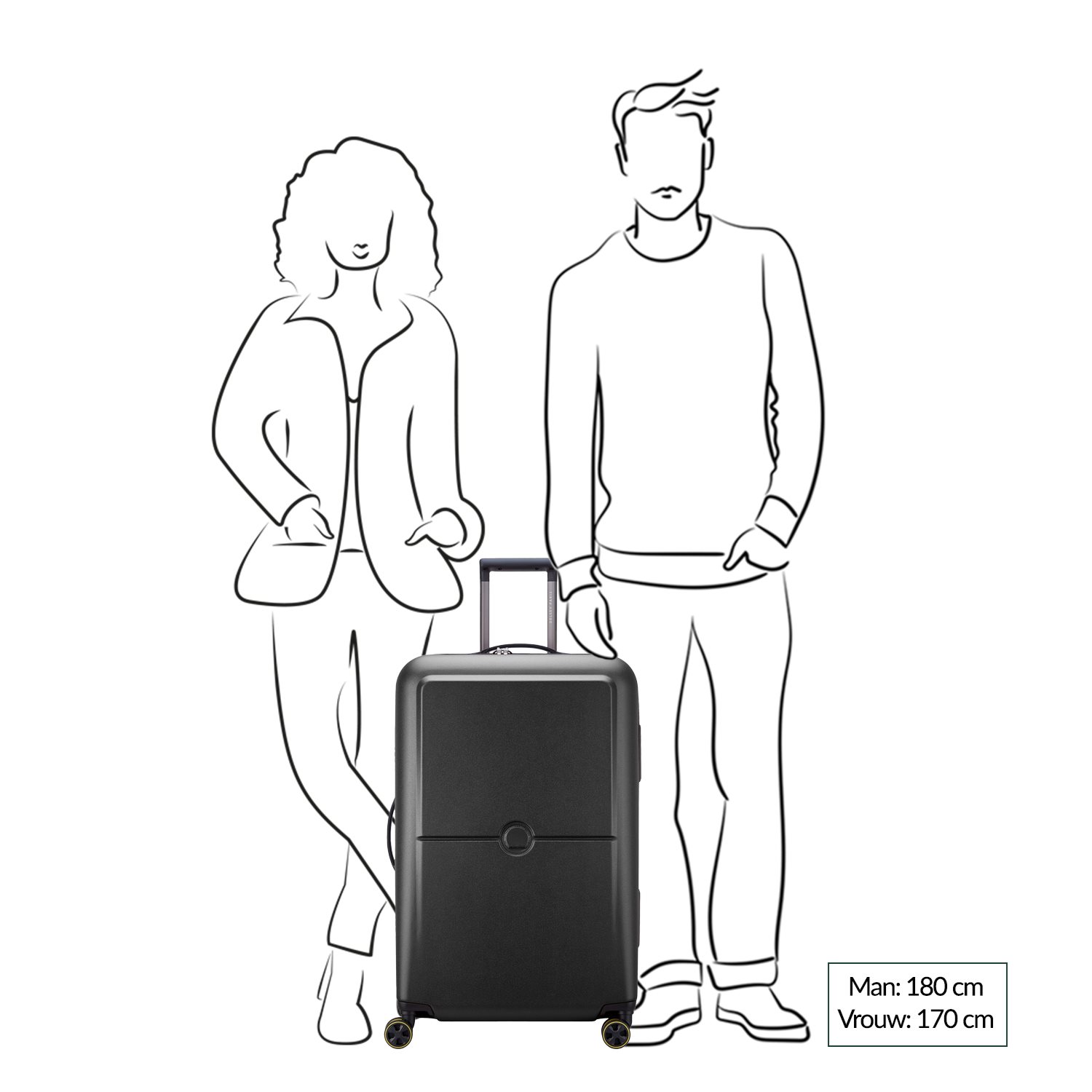 Delsey Turenne 2.0 Trolley L dark green