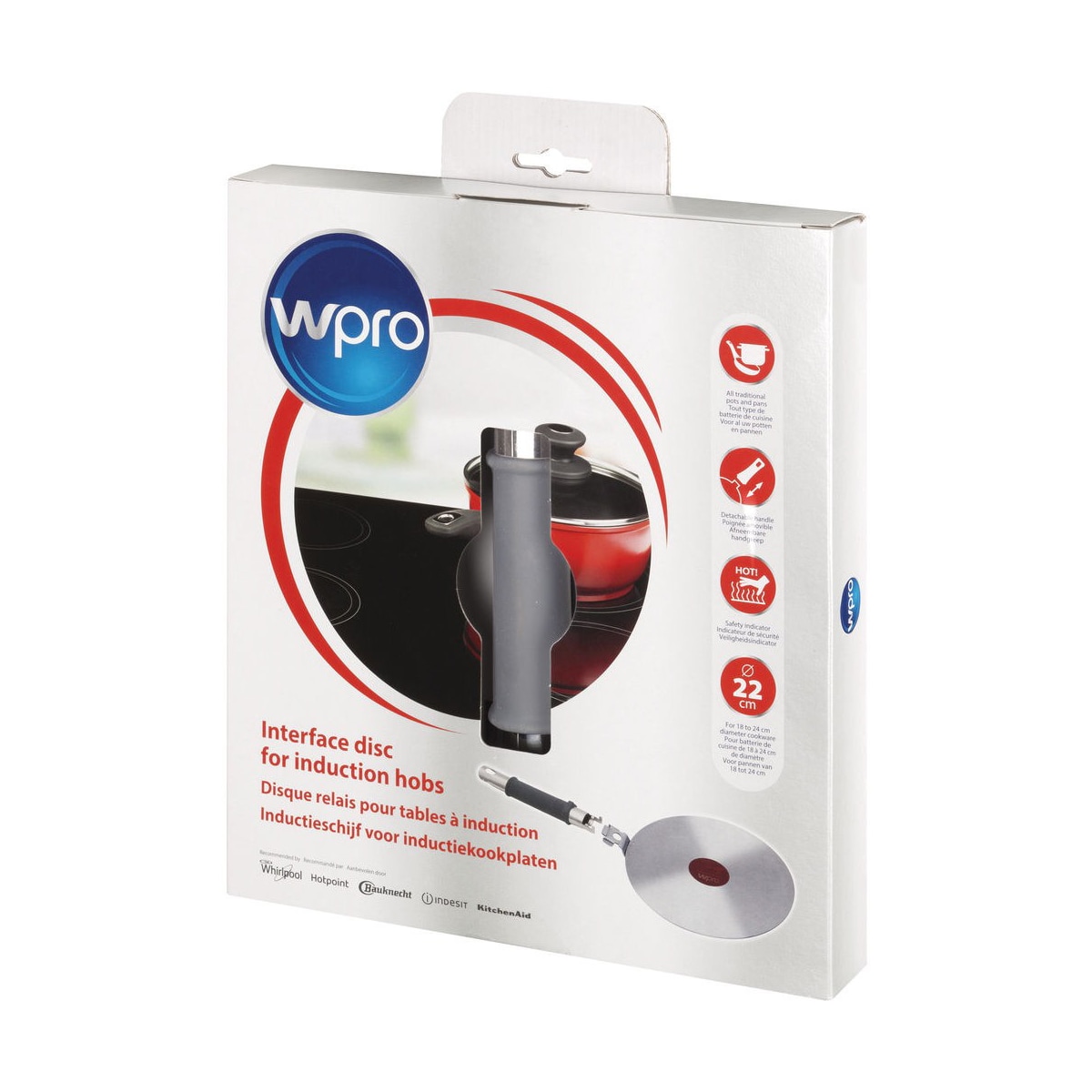 Wpro induksjonsadapter IDI105 (22 cm)