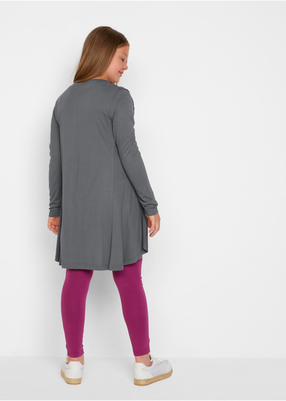 T-shirt + cardigan + legging fille (Ens. 3 pces.)