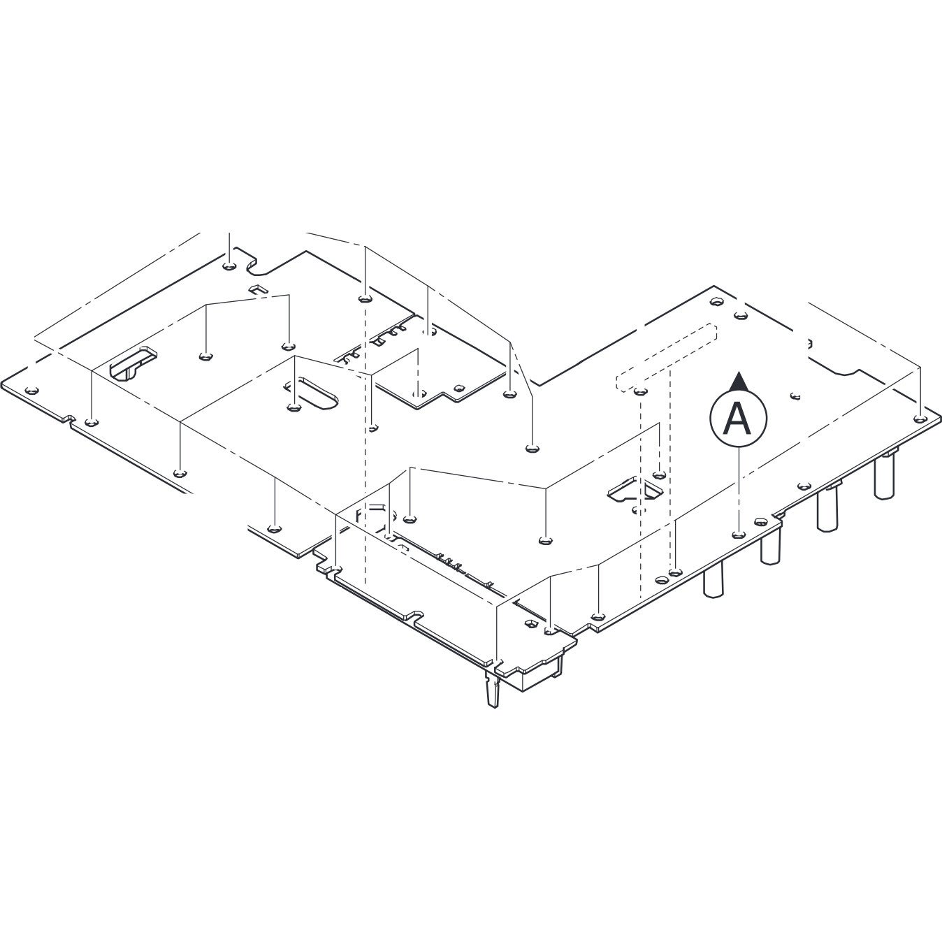 Pioneer spareparts DWX4220 CHILD ASSY voor DDJ-200