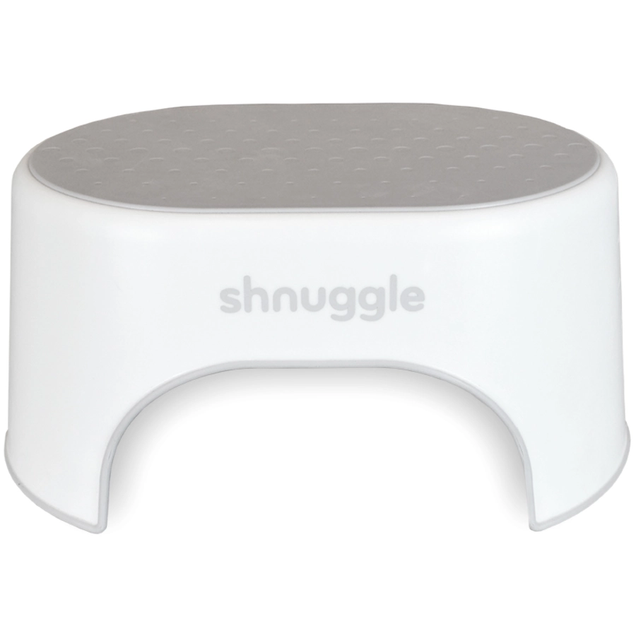 shnuggle® Tritthocker weiß  hellgrau